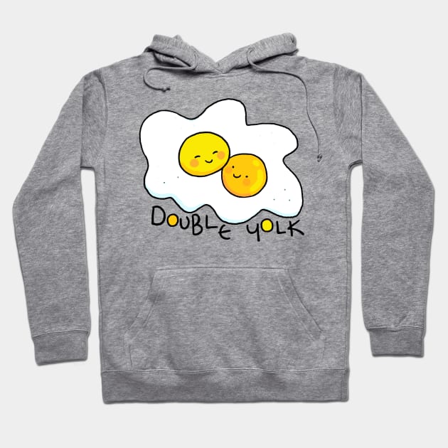 Double Yolks - The Egg Lovers Hoodie by doodledate